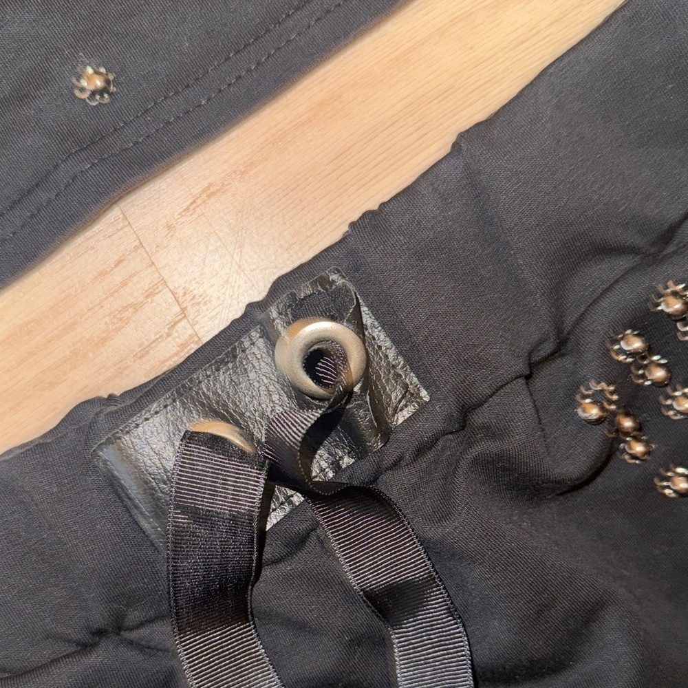 Black Studded T-Shirt and Pants Set - Picture 6 of 15